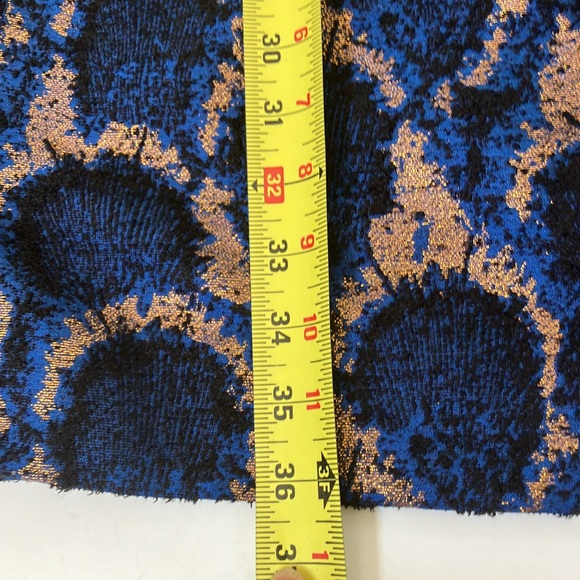 J. Crew Peacock Jacquard Fit and Flare Party Dress - Picture 6 of 11